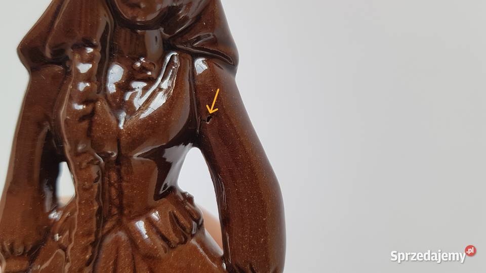 Stara ceramiczna figurka kobiety dziewczyny Pozostałe Dąbrowa Górnicza