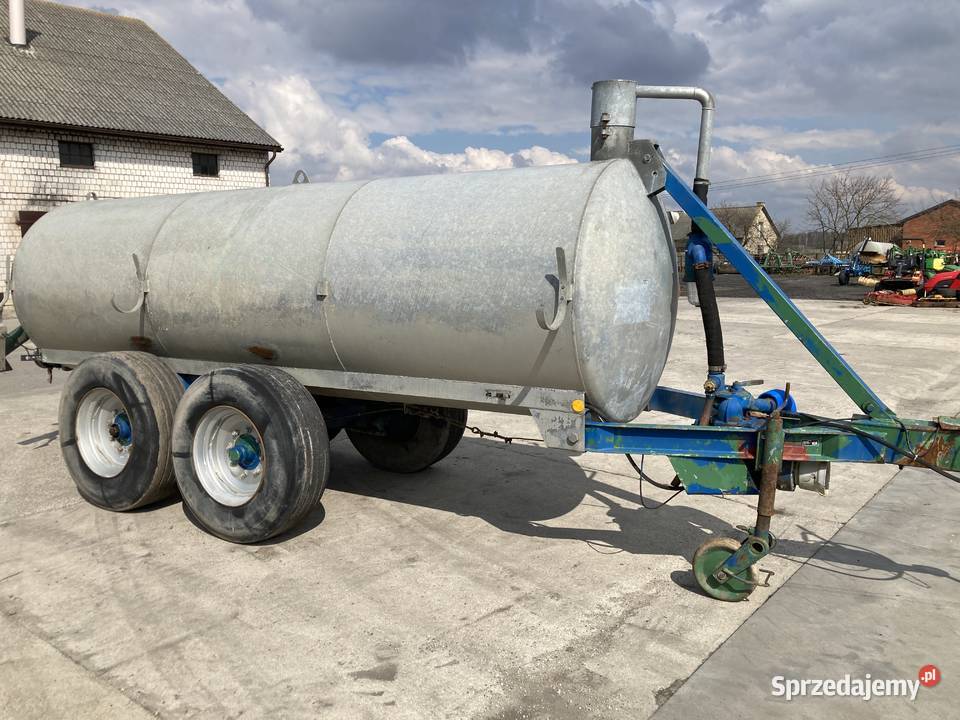 Beczkowóz asenizacyjny 8000L nieuszkodzony Maszyny rolnicze łódzkie
