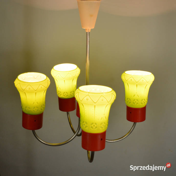 Lampa wisząca ZZM Domgos Zabrze Polska lata 70 Warszawa