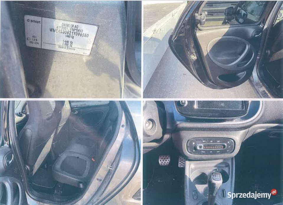 Smart ForFour II sprzedaż syndyka centralny zamek lubelskie Zamość