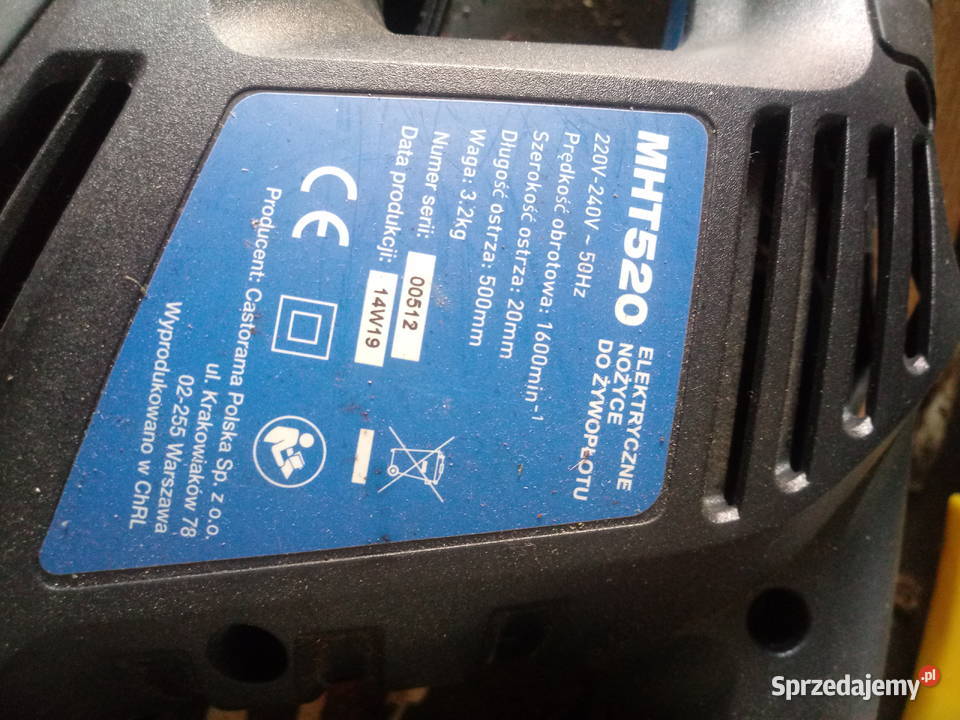 Nożyce do żywopłotu elektryczne Imielin