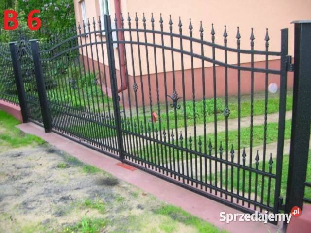 Brama kuta wjazdowa skrzydłowa przesuwna metal