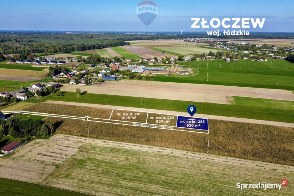 Działka z warunkami zabudowy 920 m