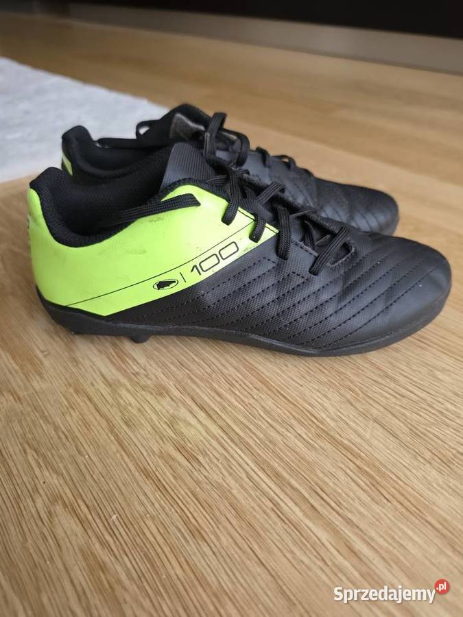 Buty piłkarskie korki Kipsta 100 czarnoneonowe inna Bełchatów