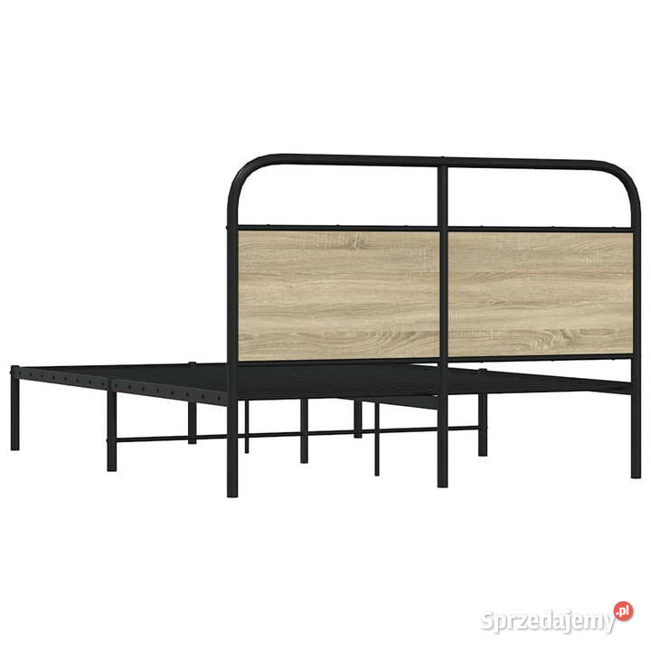 Łóżko bez materaca dąb sonoma 140x200 WM4100259 146cm Warszawa