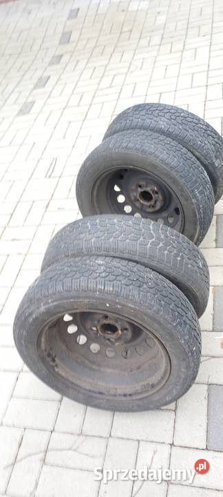 Komplet opon zimowych z felgami 14 Citroen C1 Koziegłowy sprzedam