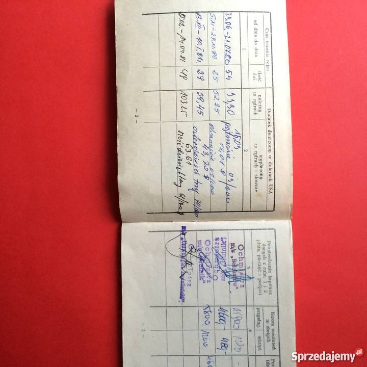 936 Książeczka DewizowoCelna Ochmistrza Szczecin