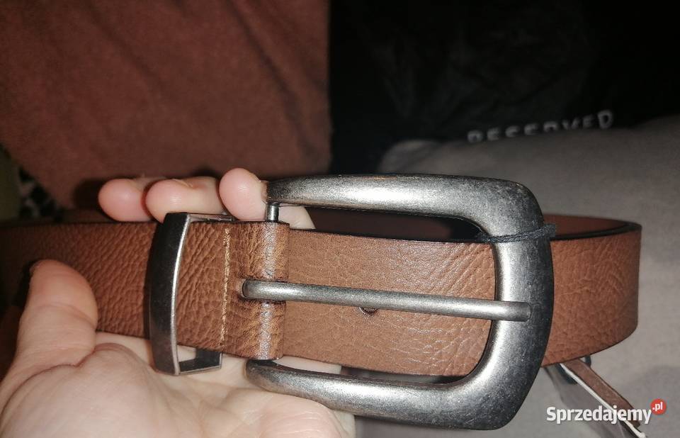 House NOWY z metką SKÓRZANY pasek Z metalową Paski Leszno sprzedam