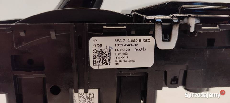 CUPRA FORMENTOR PANEL WYBIERAKA ZMIANY BIEGÓW osobowe dolnośląskie