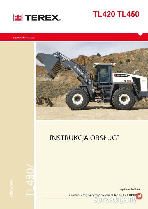 Terex MHL Wiring Diagram Electric Schematic Szamotuły sprzedam