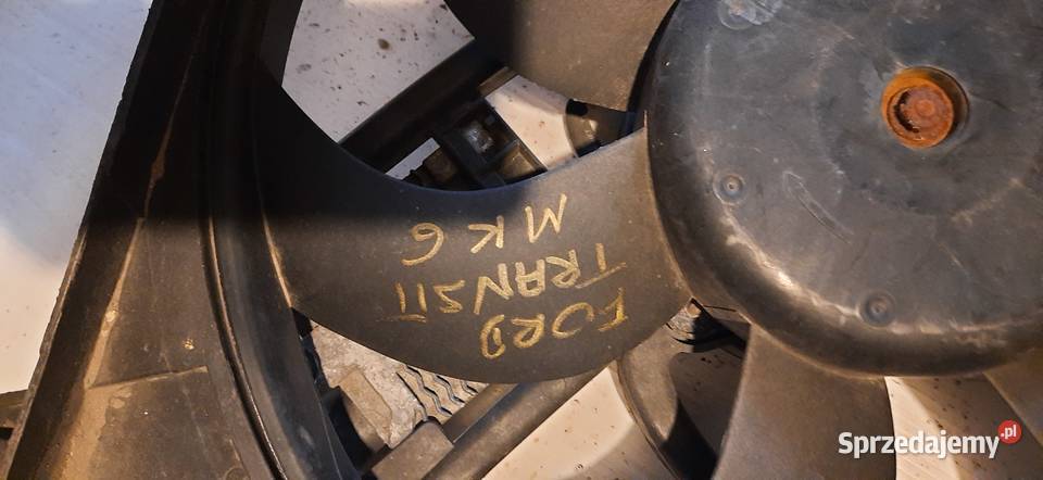 ford transit mk6 wentylator chłodnicy osobowe dolnośląskie Siechnice sprzedam
