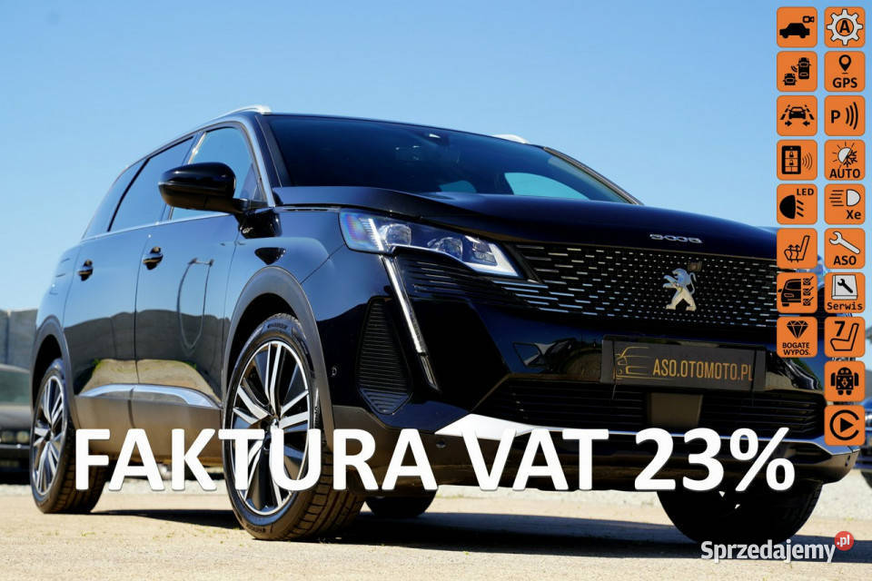 Peugeot 5008 GT kamery Skora adc Nawi blis FUL wielofunkcyjna kierownica opolskie Otmuchów