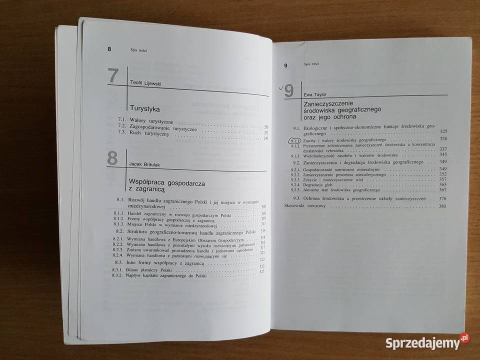 KSIĄŻKA podręcznik Geografia gospodarcza Polski Podręczniki