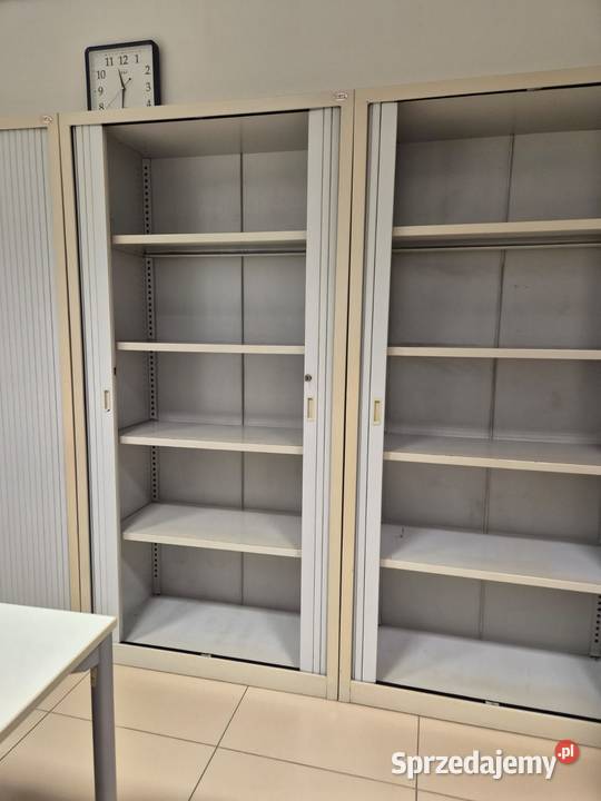 Szafa metalowa żaluzjowa półki Dostępne 5 sztuk Warszawa sprzedam
