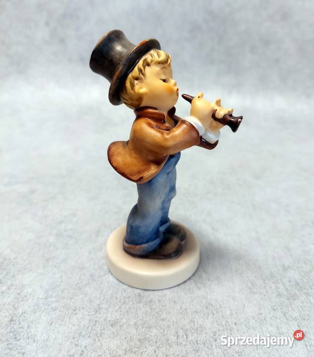 GOEBEL Hummel 850 Serenada Flecista Niemcy Porcelana i szkło Szczecin