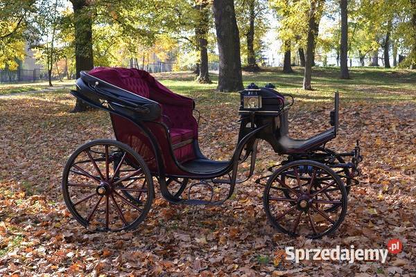 Powoz konny zabytkowy Victora kooperacja Góra Puławska