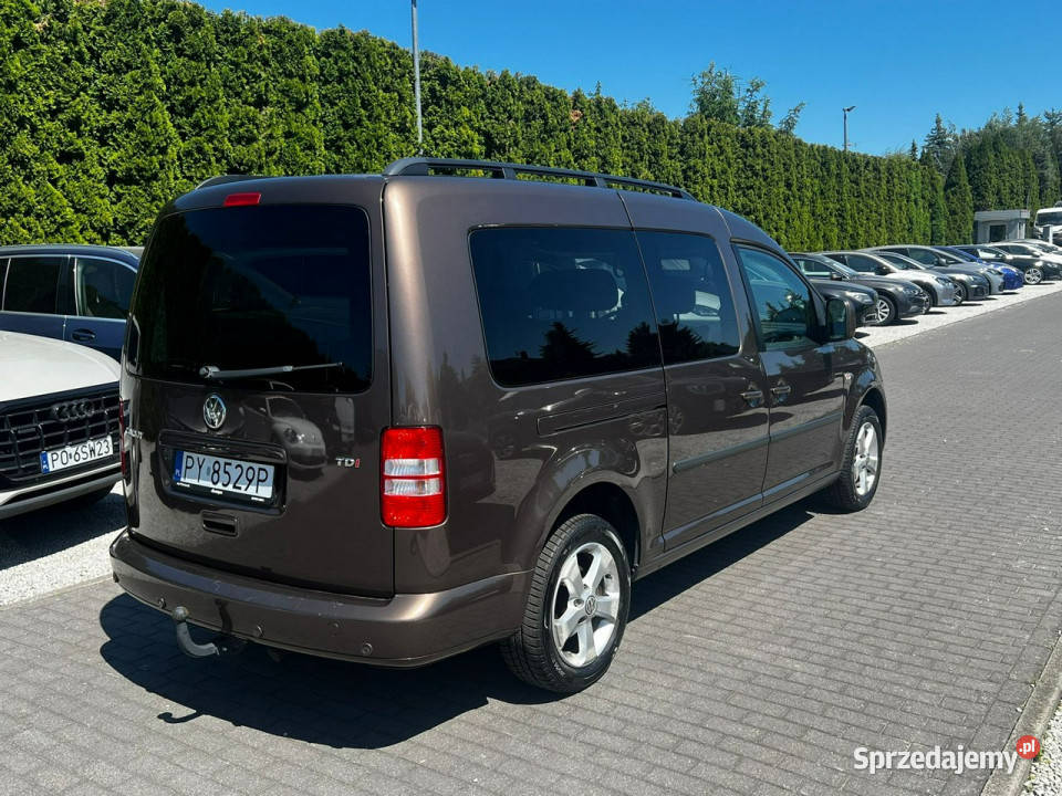 Volkswagen Caddy 16 TDI 5os MAXI Niski przebieg bluetooth Baranowo