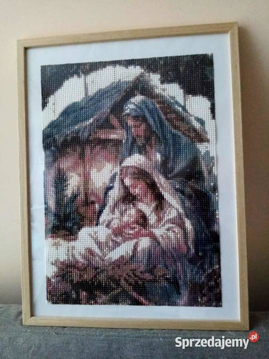 Szopka Betlejemska haft diamentowy