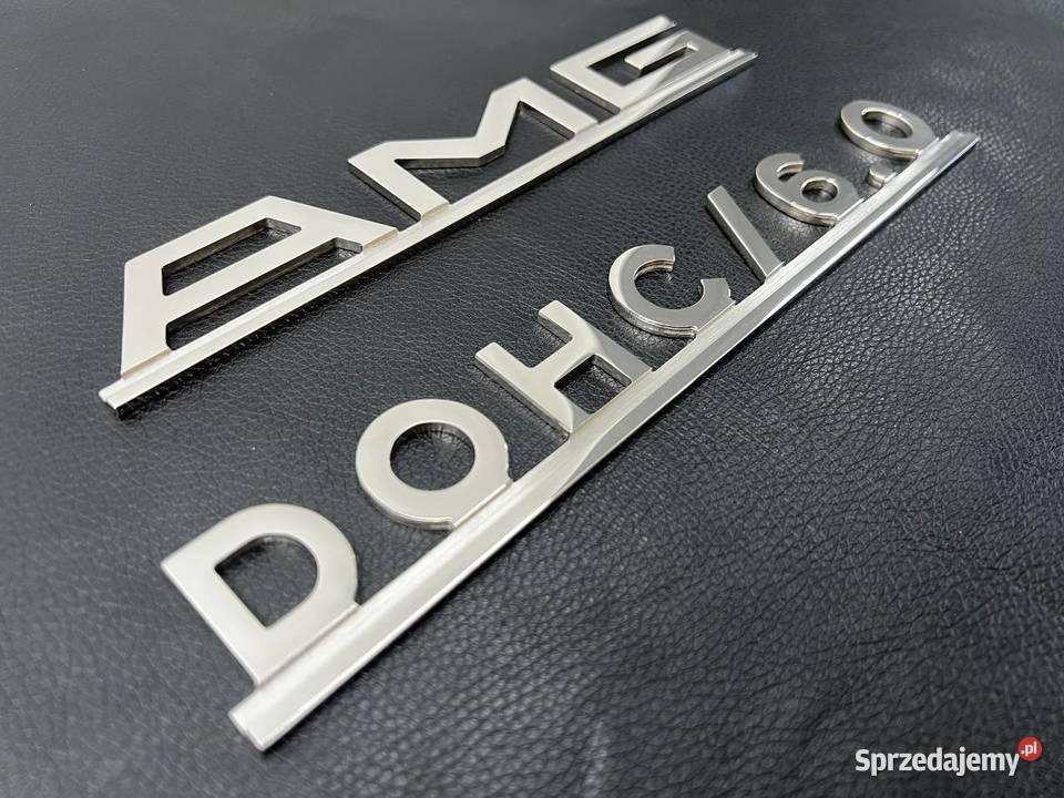 Zestaw emblematow AMG DOHC 60 Mercedes W126 R107 lubelskie Chełm