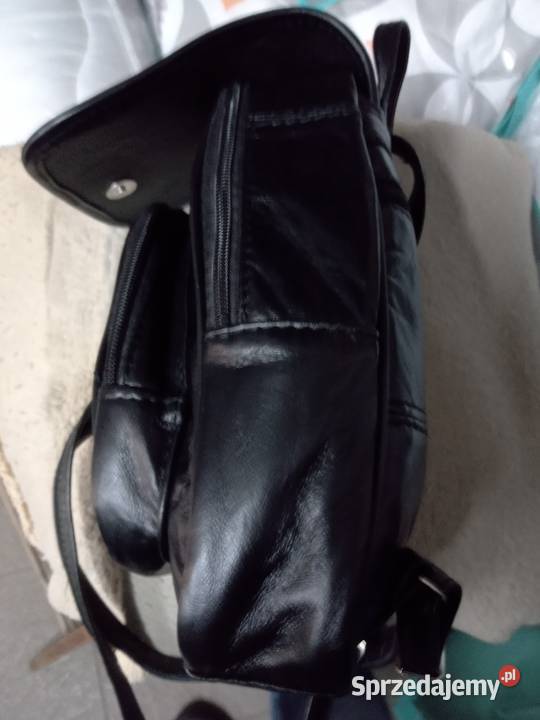 Plecaczek skórzany polskiego producenta sprzedam