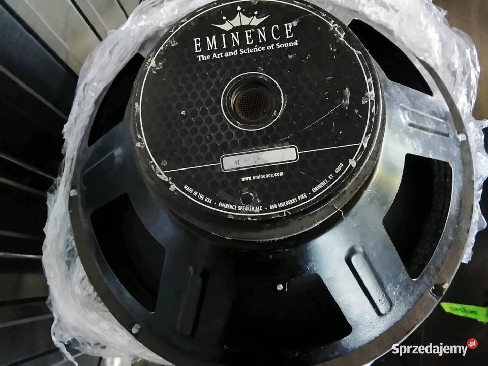 Głośnik eminence delta 15A Słuchawki i głośniki Skarszewy sprzedam