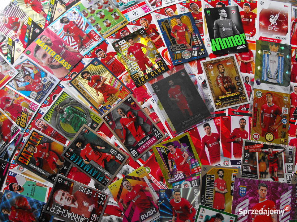 FC LIVERPOOL Zestaw 145 kart PANINI TOPPS Karty