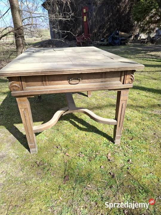 Stół plus komoda do renowacji około 1930 Fajsławice