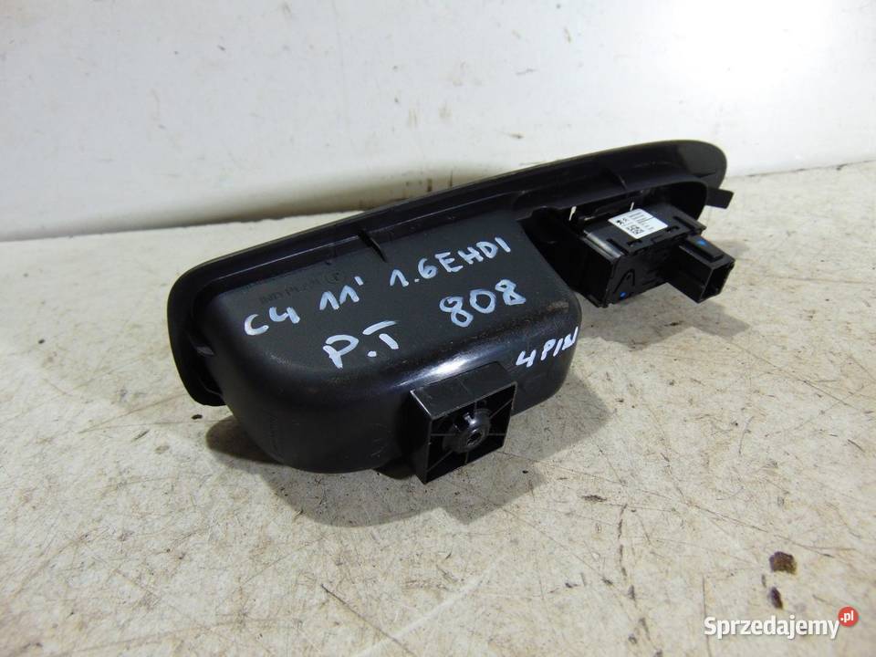 PANEL PRZYCISK SZYBY PRAWY TYŁ 4 PIN CITROEN C4