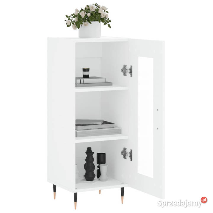 Szafka biała 345x34x90 materiał drewnopochodny