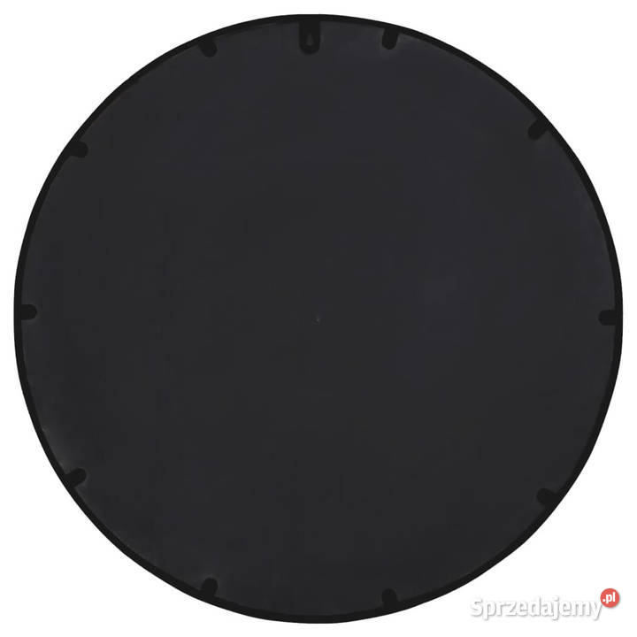 Lustro do wnętrz czarne 60x4 okrągłe żelazne