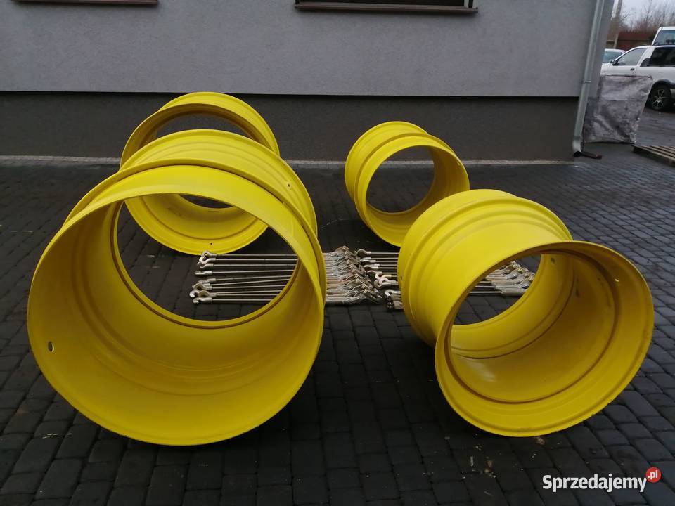 Felgi bliźniacze John Deere 8430 8530 R30 R42 Wilkowo sprzedam