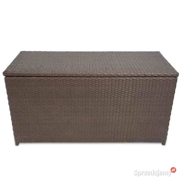 vidaXL Skrzynia ogrodowa brązowa 120 x 50 x 60 Skrzynie ogrodowe mazowieckie Warszawa