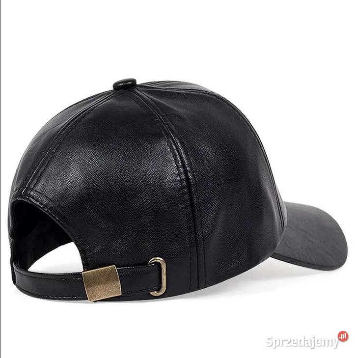 Czapka z Daszkiem Skórzana Bejsbolówka Letnia Limanowa