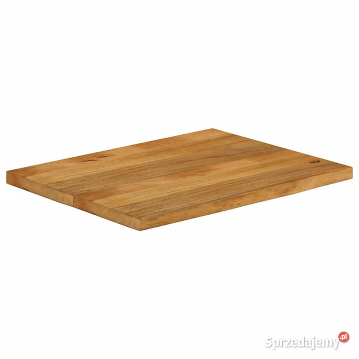Blat stołu z naturalną krawędzią 80x60x25 drewno Blaty Warszawa