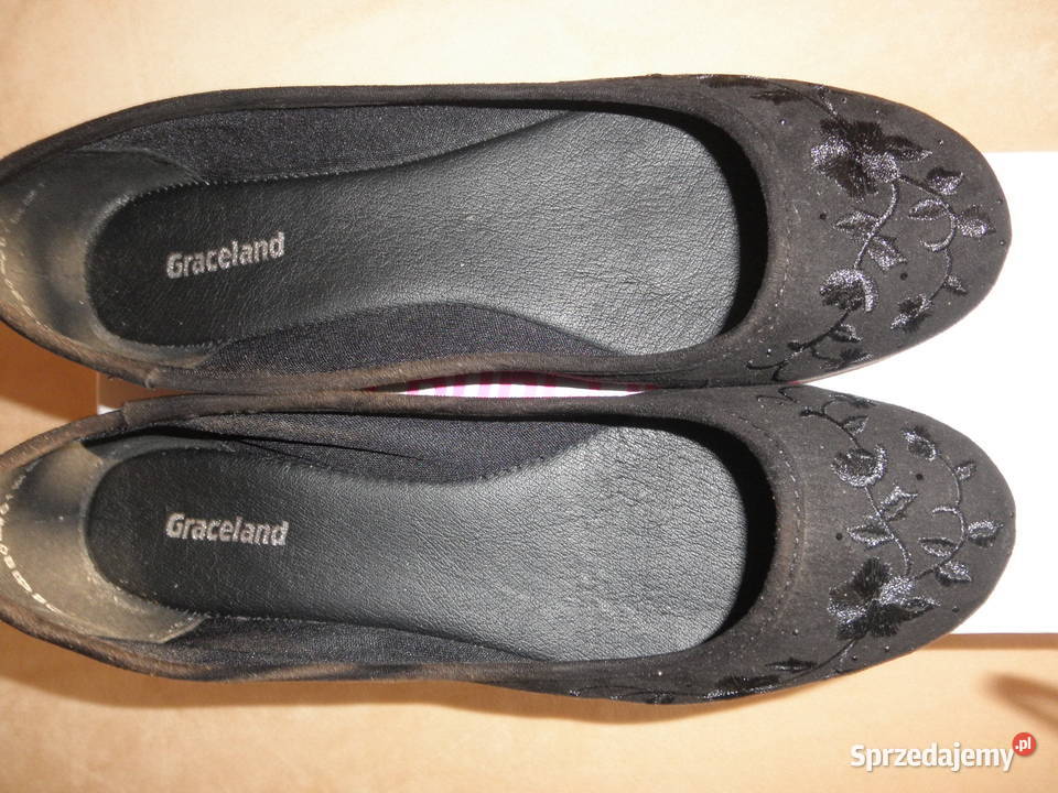 Balerinki czarne firmy Graceland Gdańsk sprzedam