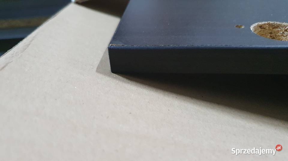 Czarne biurko Ikea Micke pomorskie Gnieżdżewo