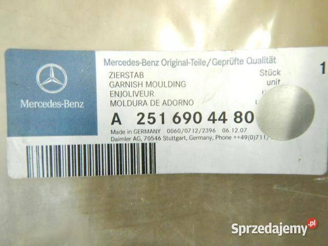 LISTWA DRZWI PRAWY TYŁ MERCEDES W251 ORYGINAŁ sprzedam