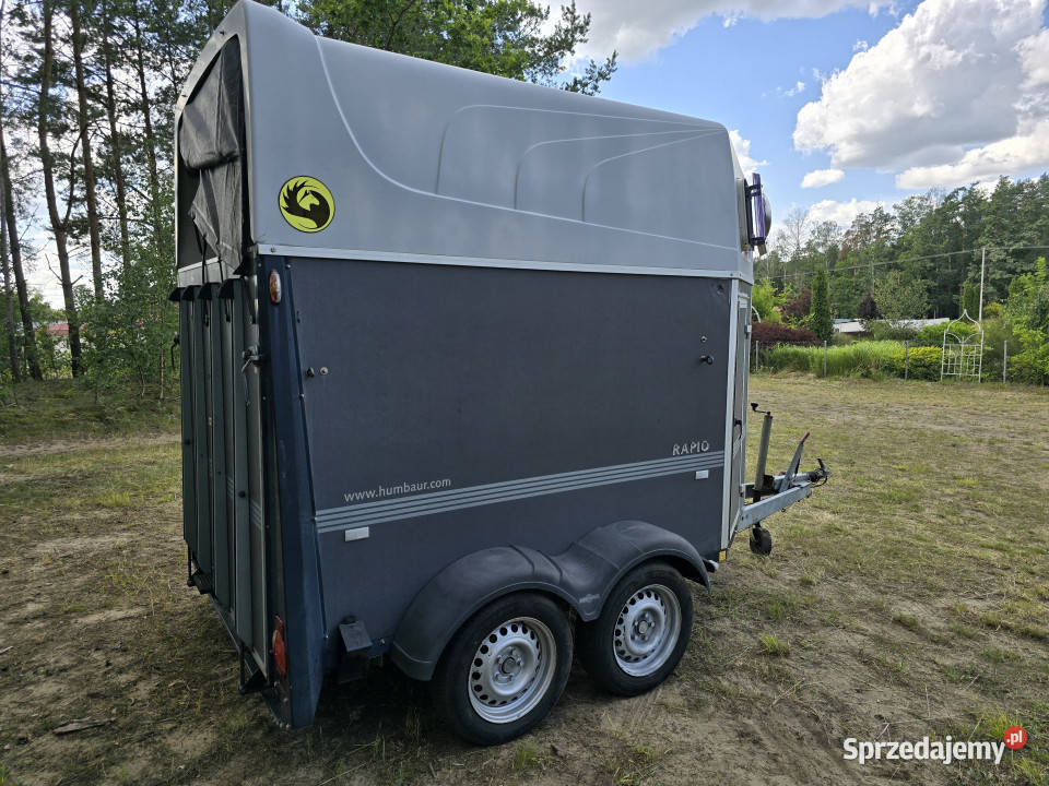 Przyczepa do przewozu koni HUMBAUR HP2006 2ES pełny VAT Korpele