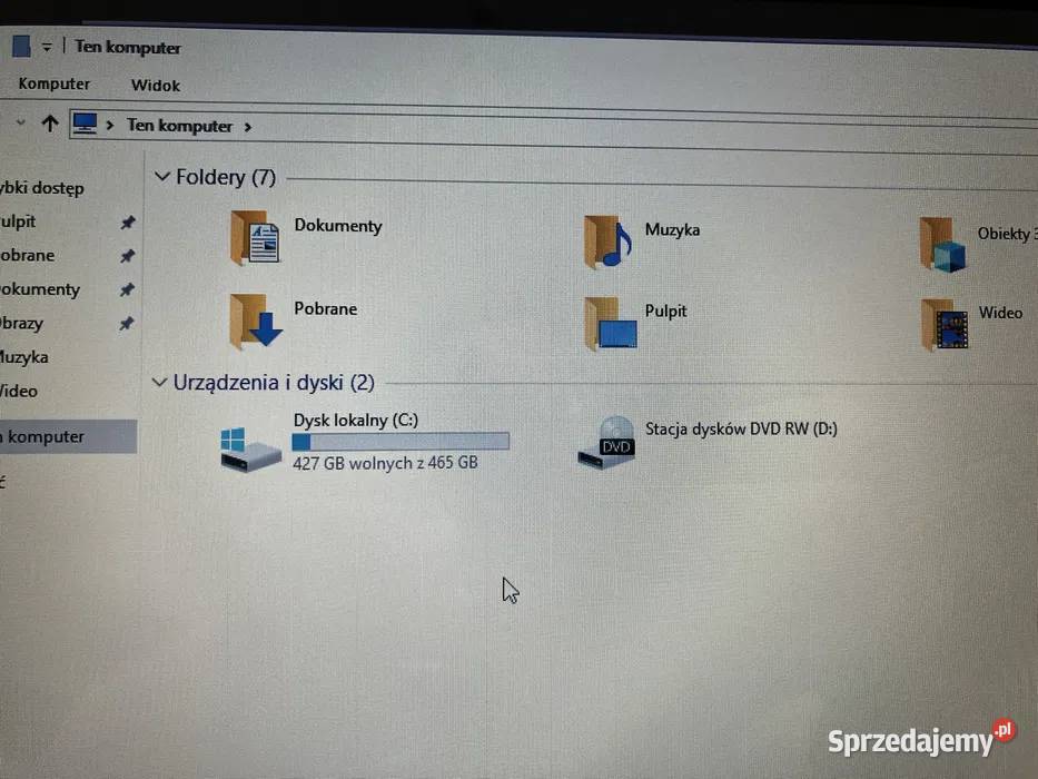Acer Aspire 7741 i3 8GB500GB 173 1600x900 Karta graficzna łódzkie Łódź