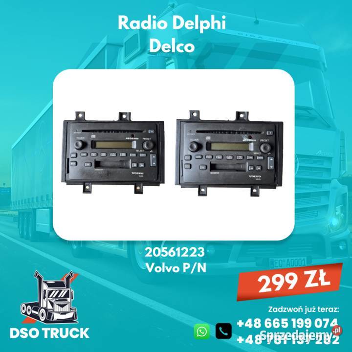 Radio Delphi Delco 20561223 Volvo PN Zawichost