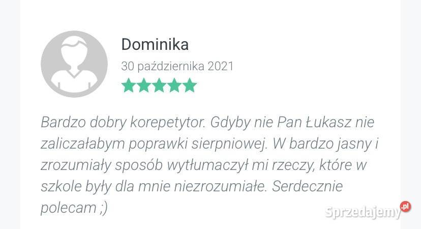 MATEMATYKA przygotowanie do poprawek Warszawa