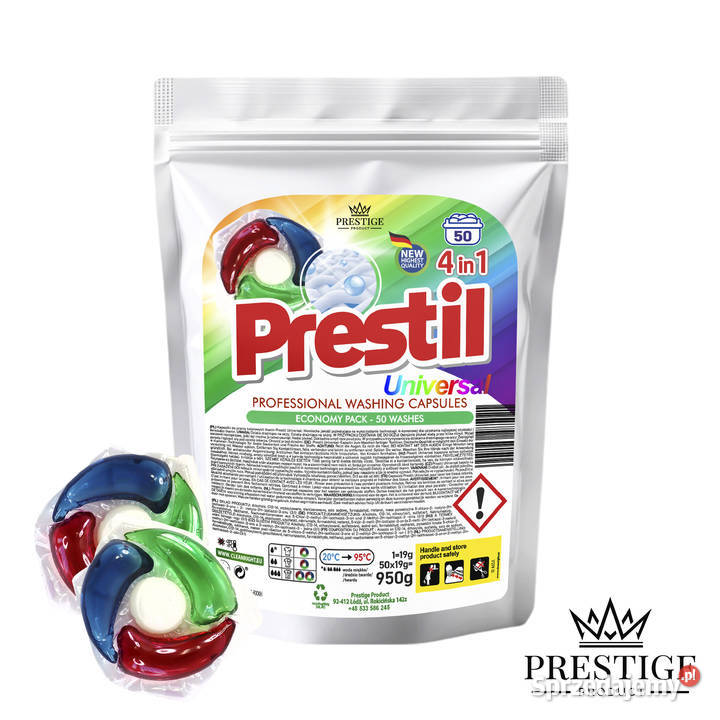 Kapsułki do prania Prestil Universal 50 Łódź