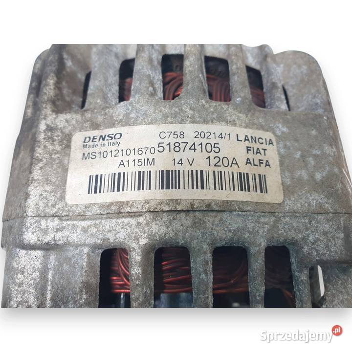 ALTERNATOR Alfa Romeo MiTo Giulietta 14 T Denso Chełm