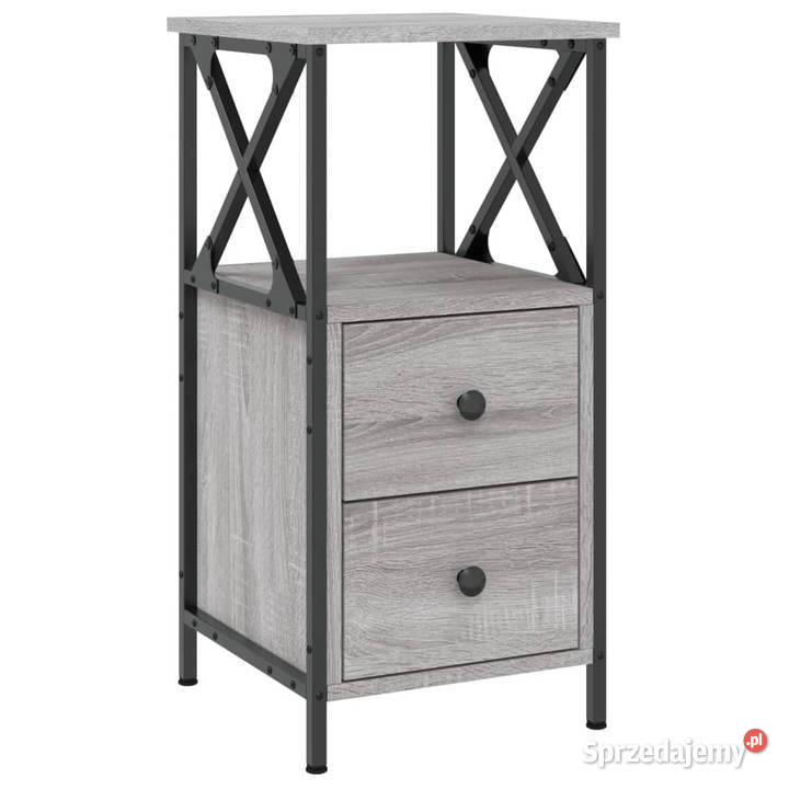 Szafka nocna szary dąb sonoma 34x355x70 WM825949 Warszawa
