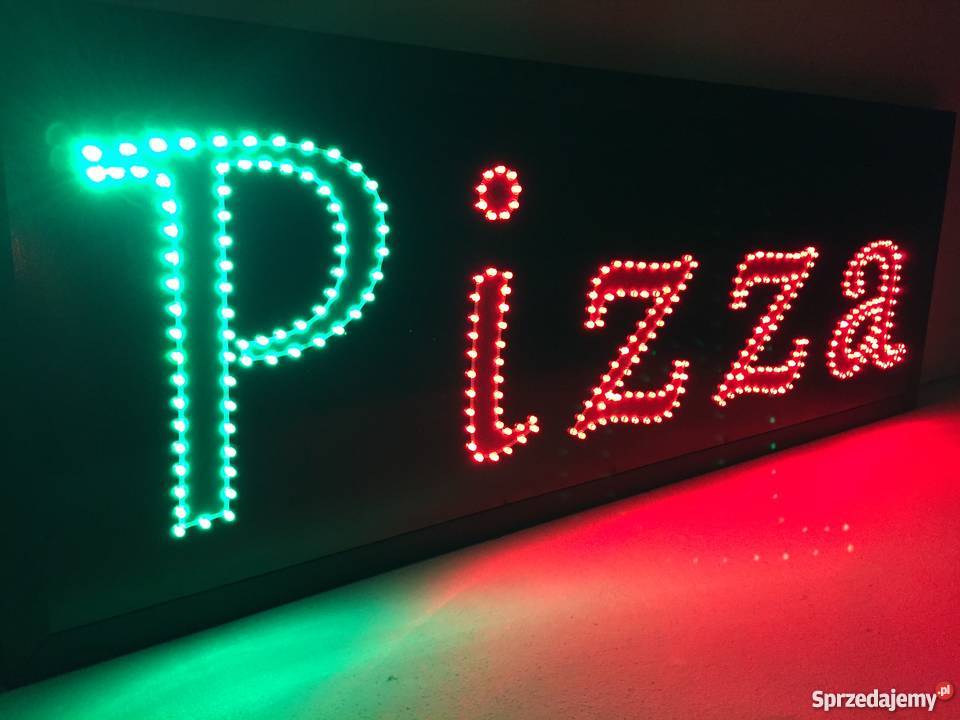 PIZZA reklama LED 100x36 zewnętrzna NOWA Pomiechówek