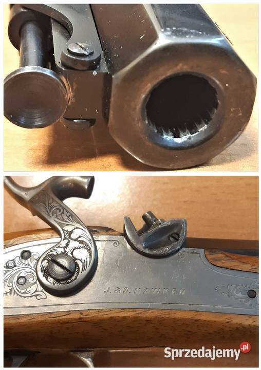 Pistolet czarnoprochowy JSHawken kal45 Bondini Militaria Łódź sprzedam
