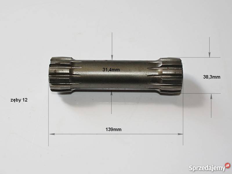 Wałek do silnika hydraulicznegoCNH 86994439 Case