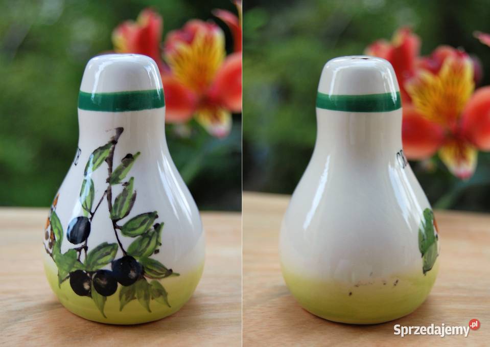 Solniczka pieprzniczka malowana ceramika Kreta lubelskie Lublin sprzedam