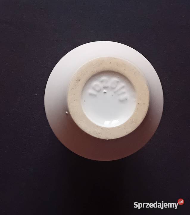 Niemiecki wazon ceramiczny zdobiony techniką Koźminek