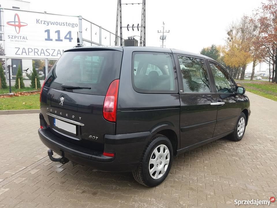 Peugeot 807 20HDI Elektryka Klimatyzacja Ładna ABS wielkopolskie Poznań sprzedam